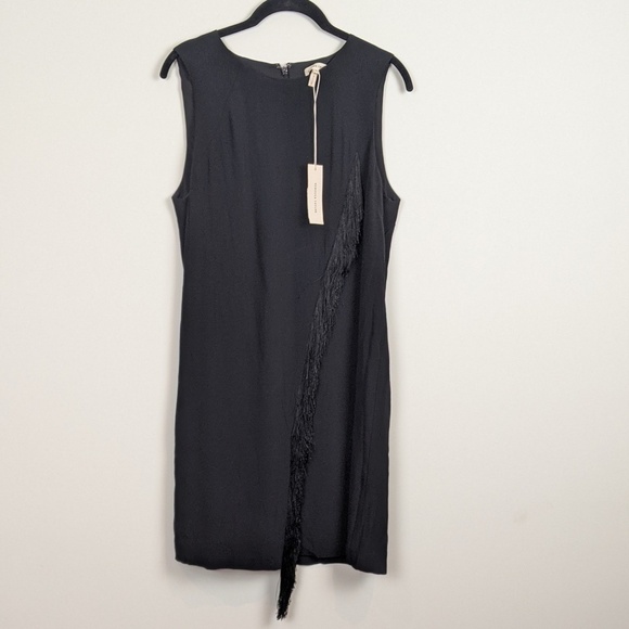 REBECCA Taylor Sleeveless Fringe A-line Dress Sz 6 - Picture 1 of 11